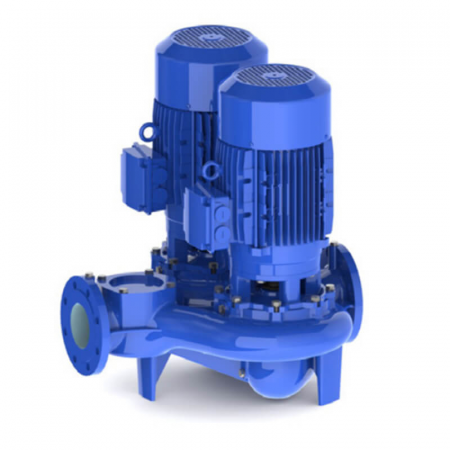 Центробежный одноступенчатый вертикальный насос типа "ин-лайн" IMP PUMPS ECLD 50-370/2/4.0A/L-D-2xTT
